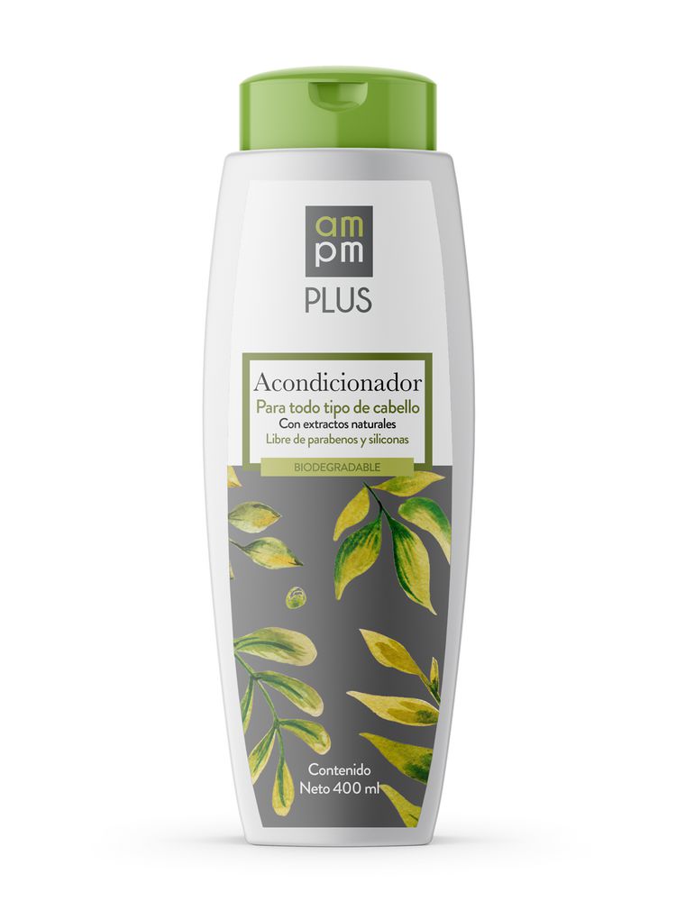 Acondicionador AMPM PLUS con extractos naturales (400  ml) img #1