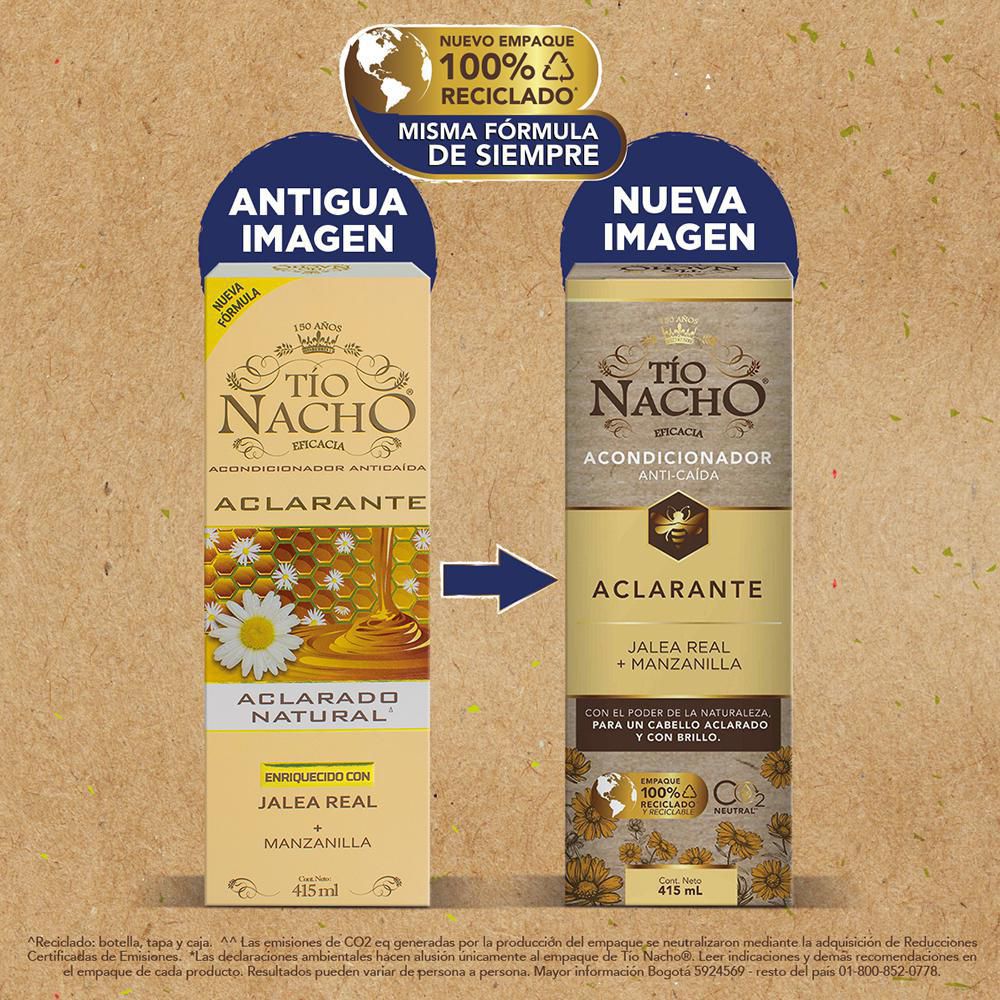 Acondicionador TIO NACHO aclarante, anticaída (415  ml) img #5
