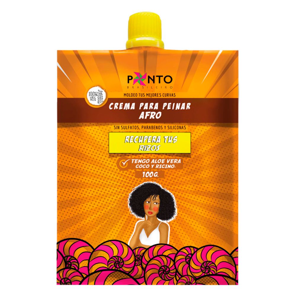 Crema para peinar PONTO afro en sachet (100  ml) img #2