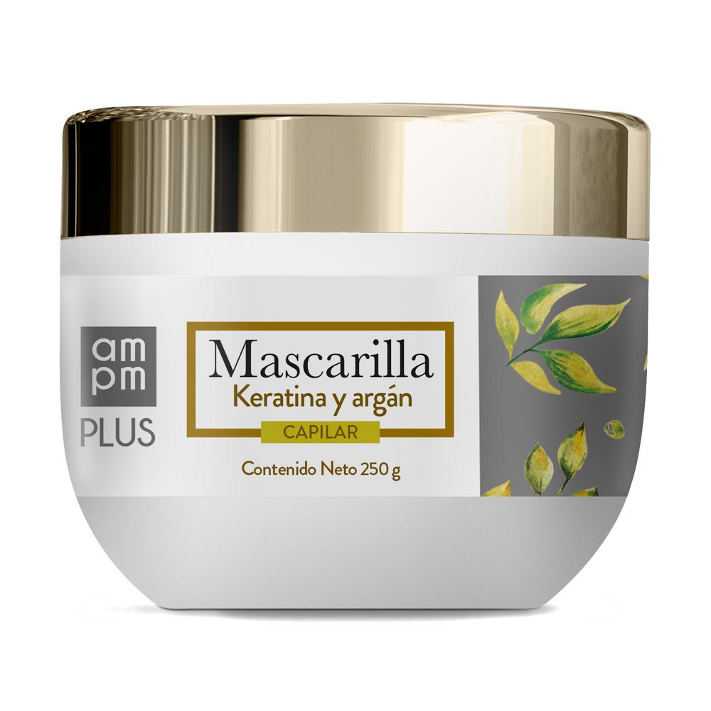 Mascarilla capilar AMPM PLUS keratina y argán (250  gr) img #1