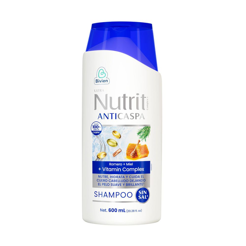 Shampoo NUTRIT anticaspa hidratante (600  ml) img #1