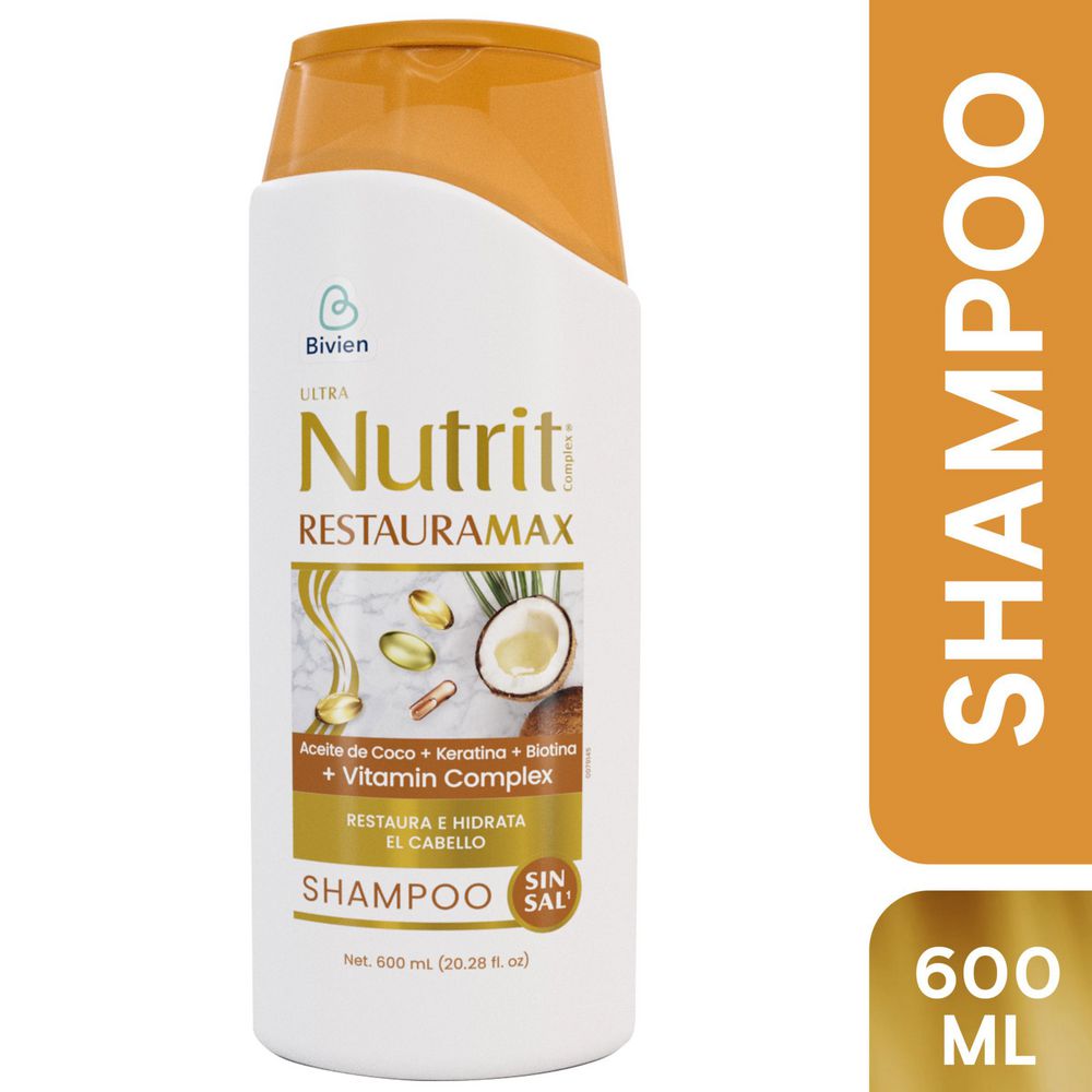 Shampoo ULTRA NUTRIT restaura max sin sal (600  ml) img #1