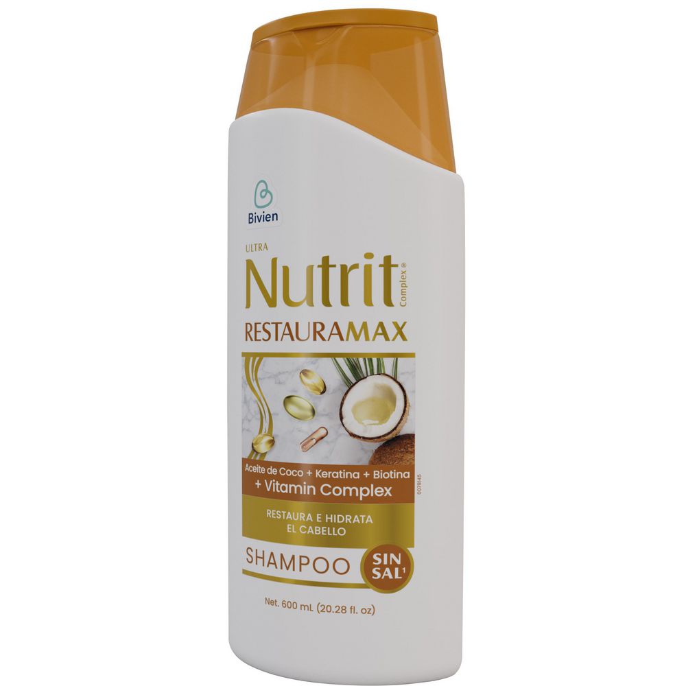 Shampoo ULTRA NUTRIT restaura max sin sal (600  ml) img #3