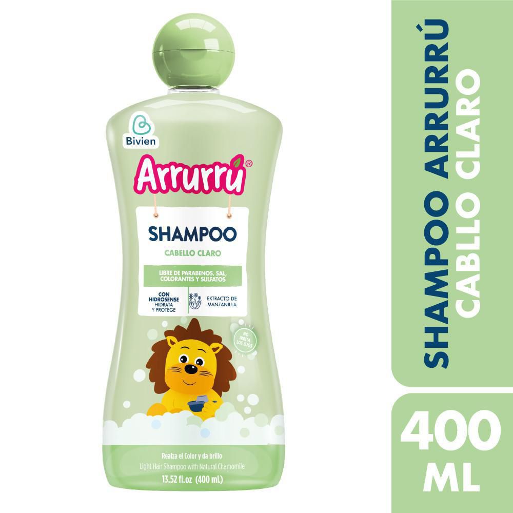 Shampoo ARRURRU bebé cabello claro (400  ml) img #1