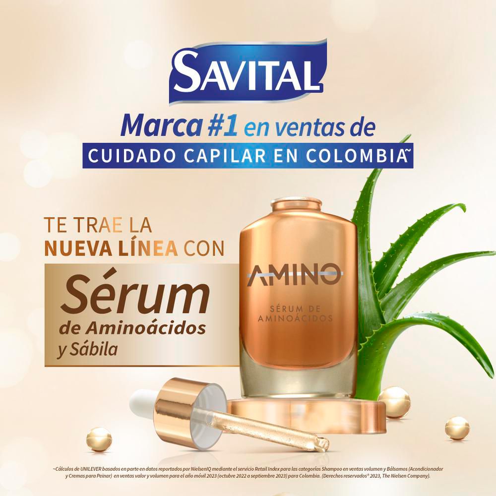 Shampoo SAVITAL aminoácidos (510  ml) img #6