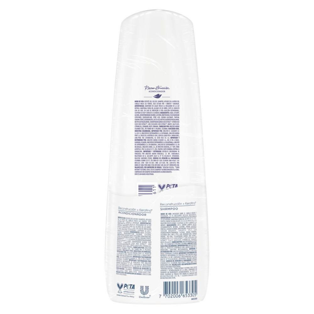 Shampoo DOVE reconstrucción completa (740  ml) img #4