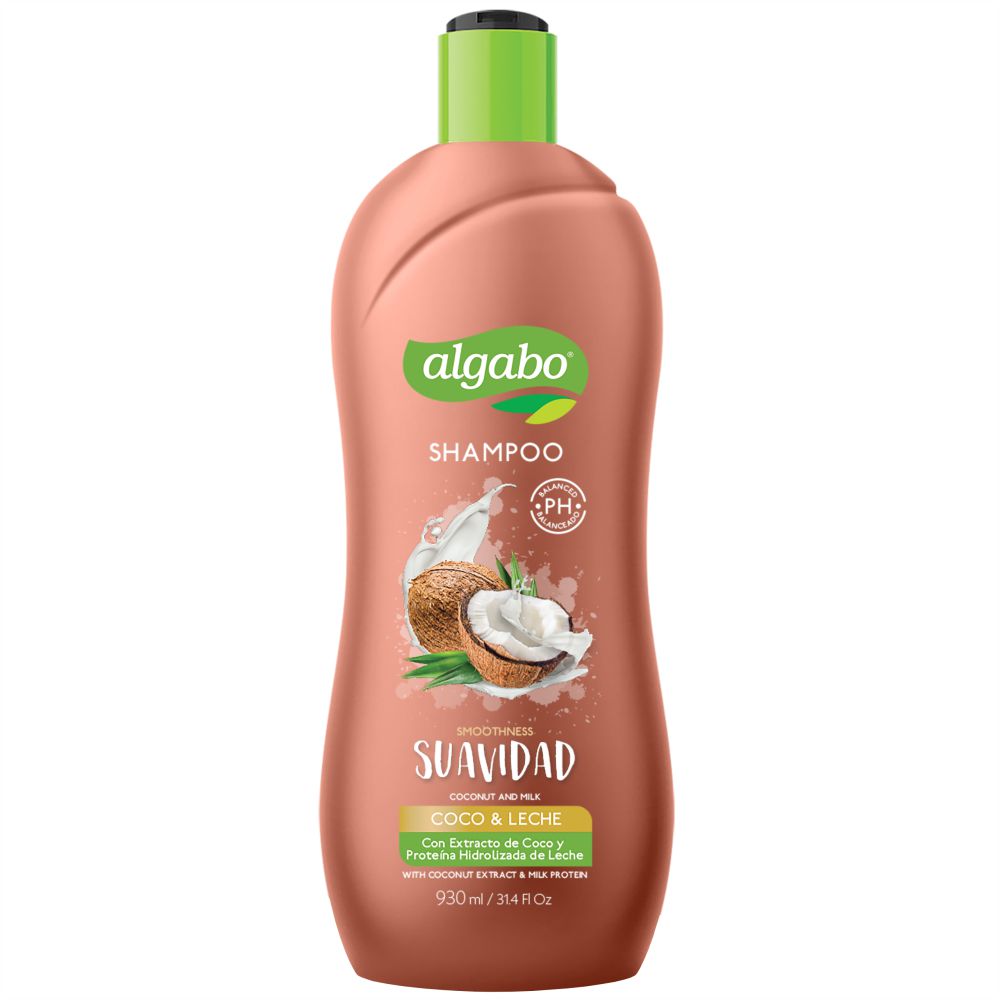 Shampoo ALGABO MARCA EXCLUSIVA con extracto de coco y leche (930  ml) img #1