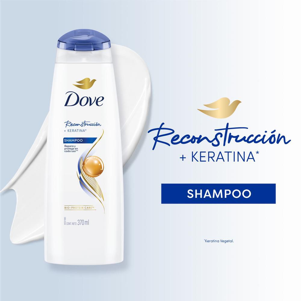Shampoo DOVE reconstrucción completa (370  ml) img #2