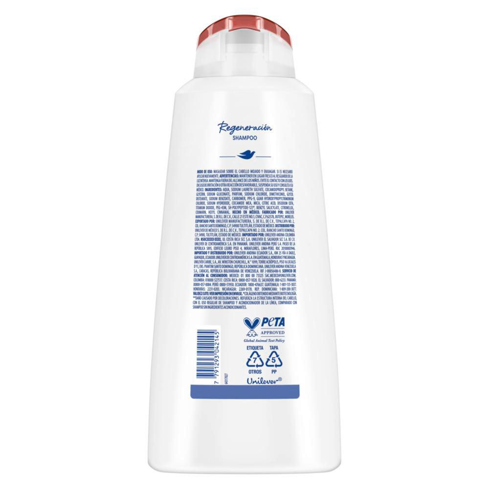 Shampoo DOVE regeneración extrema (750  ml) img #4