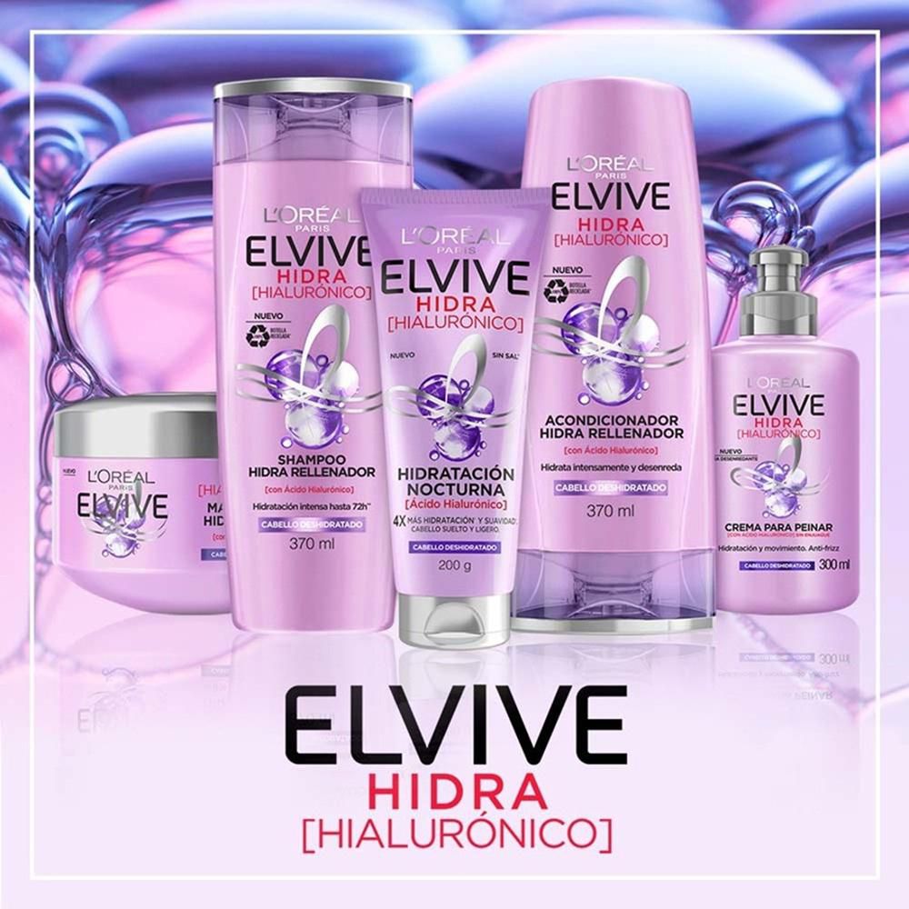 Shampoo ELVIVE hidra hialurónico (370  ml) img #7
