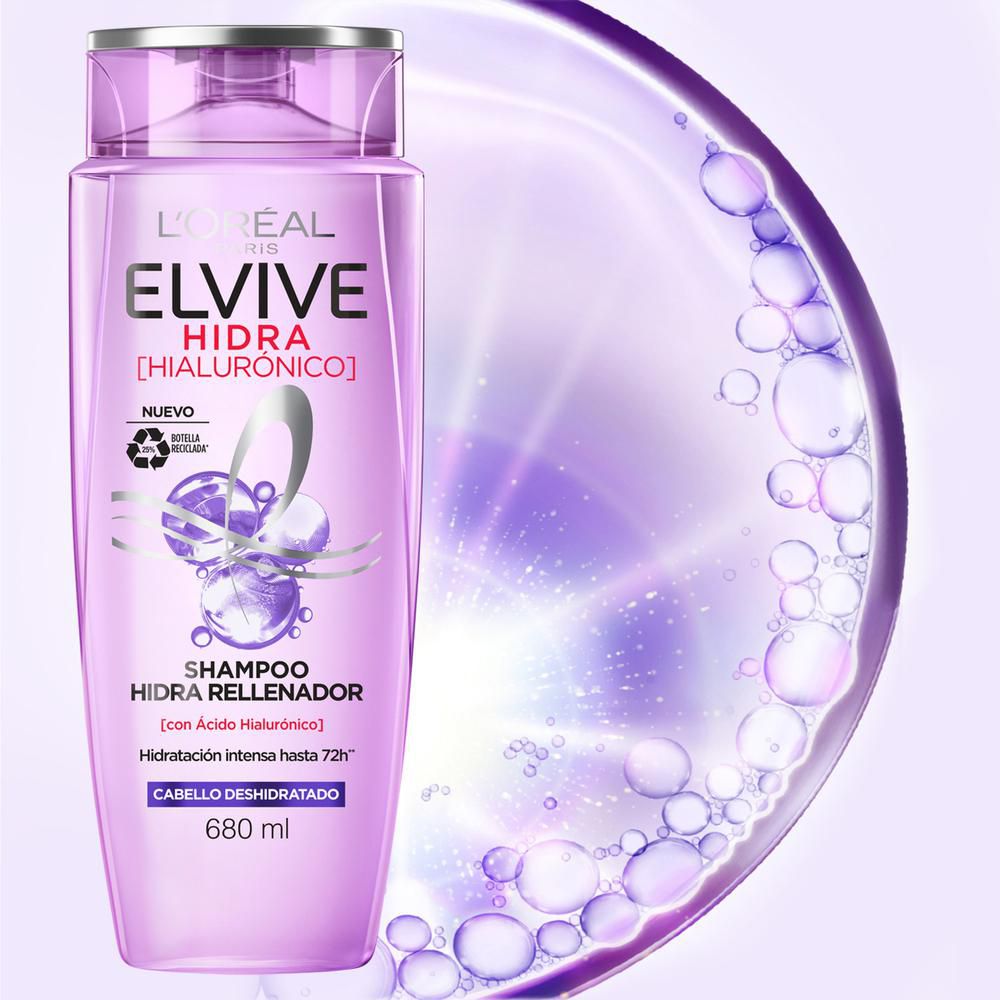 Shampoo ELVIVE hidra hialurónico (680  ml) img #5
