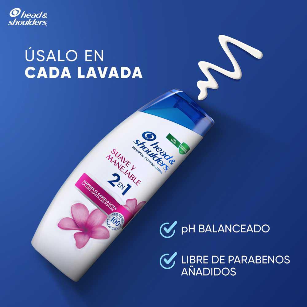 Shampoo H&S suave y manejable (180  ml) img #6