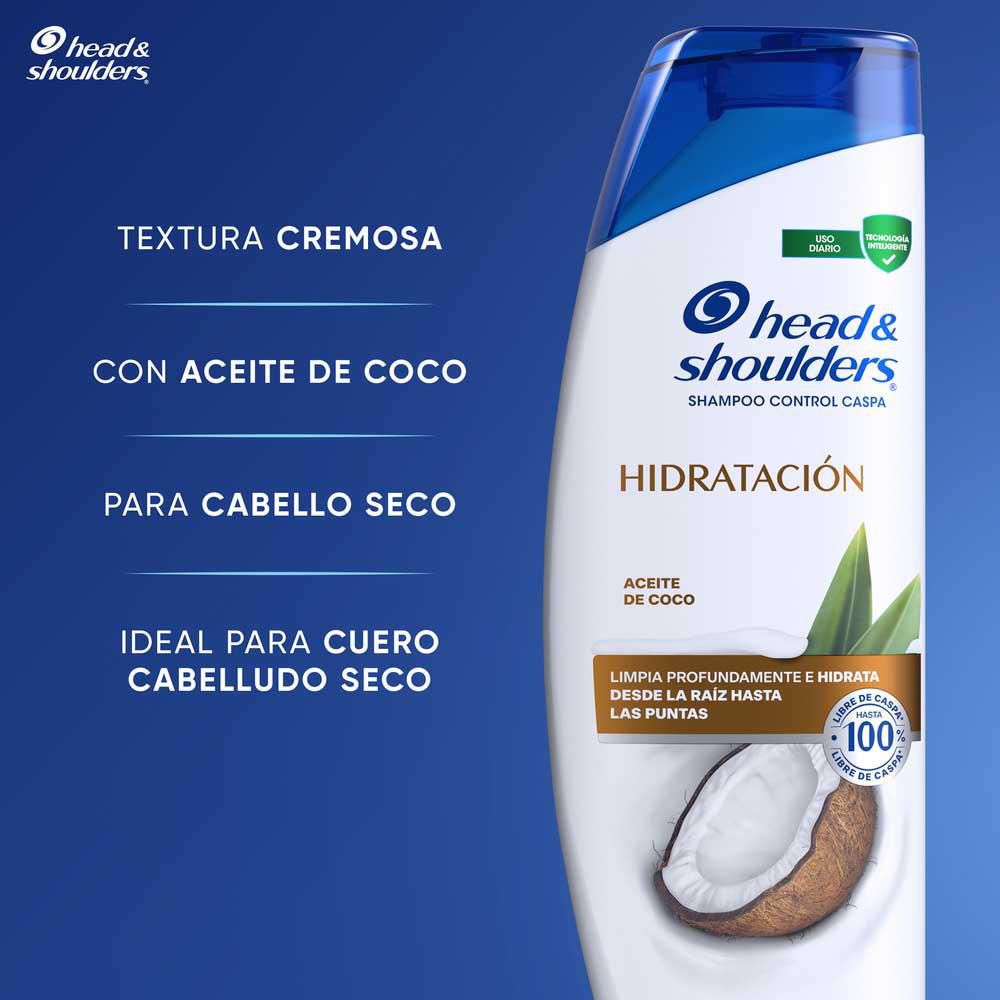 Shampoo H&S hidratación aceite de coco (555  ml) img #5
