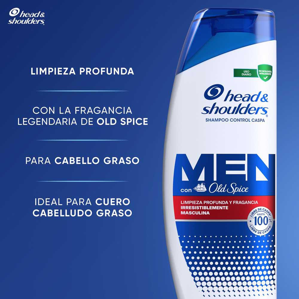 Shampoo H&S old spice para hombres (375  ml) img #5