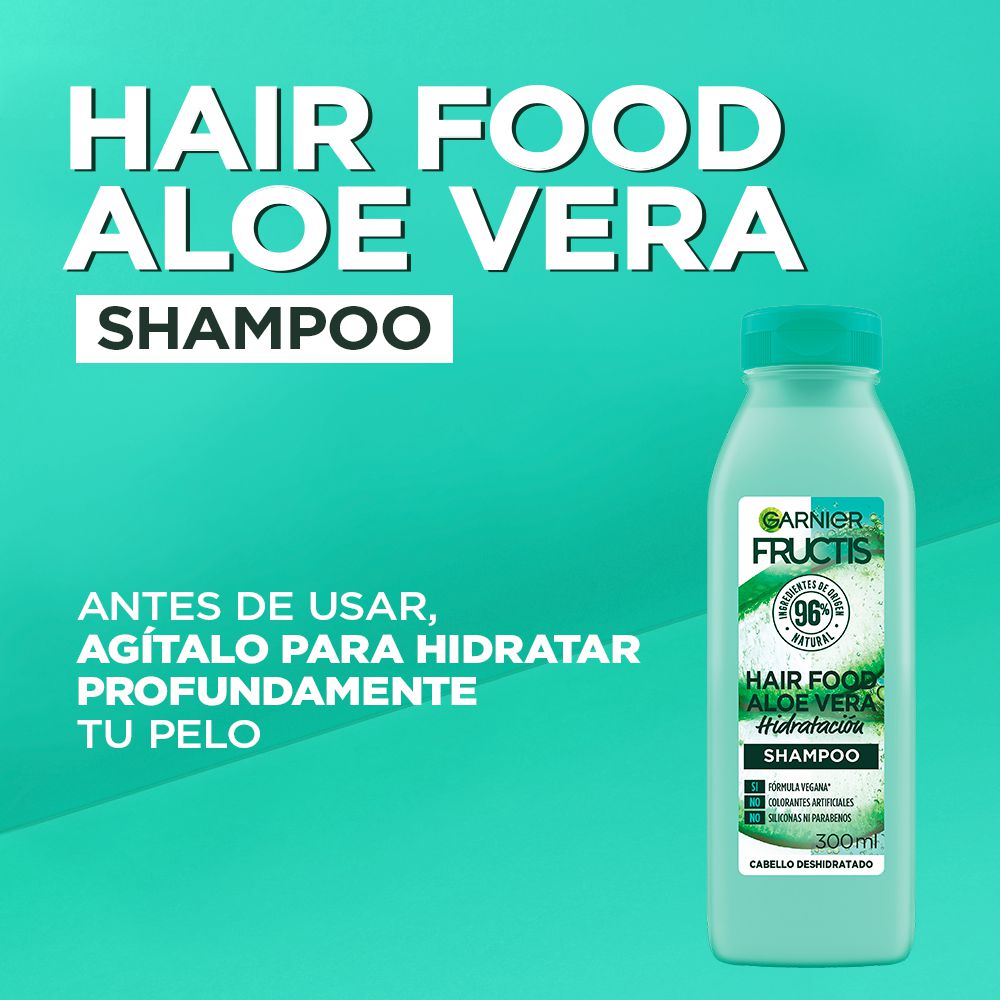Shampoo HAIR FOOD aloe hidratación (300  ml) img #6