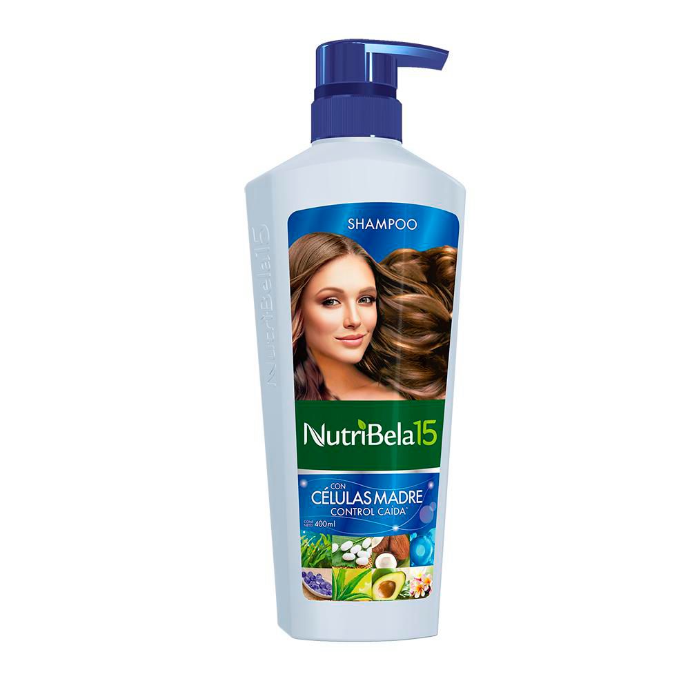 Shampoo NUTRIBELA células madre control caída (400  ml) img #2