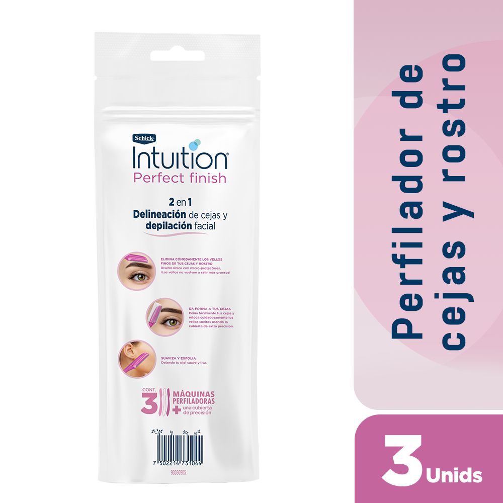 Perfilador SCHICK cejas y rostro perfect finish (3  und) img #2