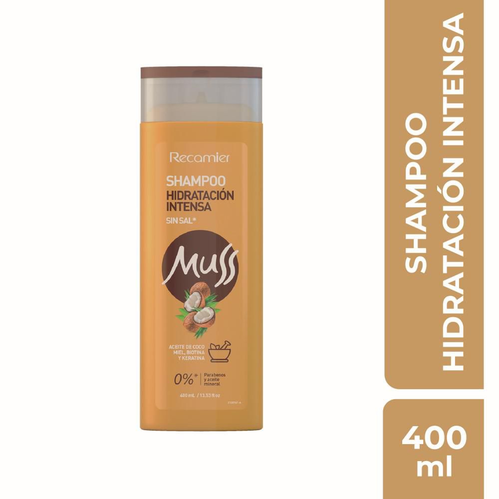 Shampoo MUSS hidratación intensa (400  ml) img #1