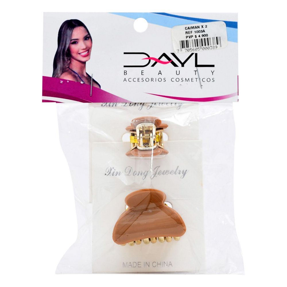 Pinza para el cabello DAYL mini surtidas (2  und) img #1
