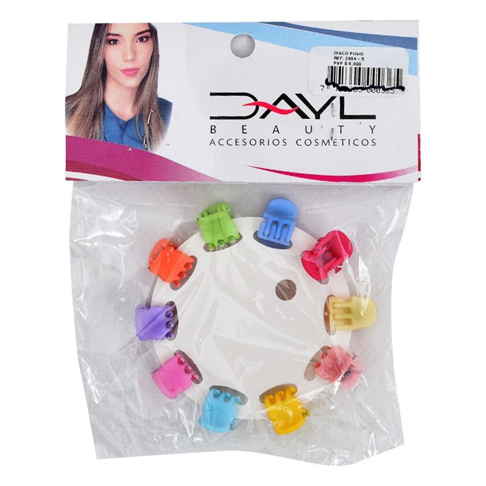 Pinza para el cabello DAYL mini, surtidas de niñas (10  und) img #1