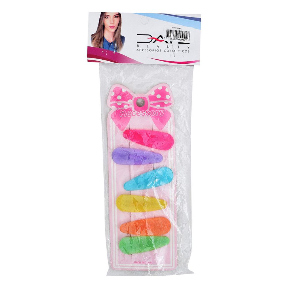 Ganchos para el cabello DAYL colores surtidos (6  und) img #1