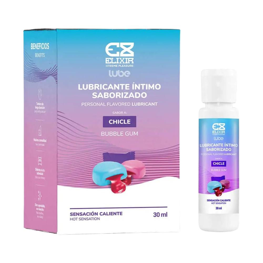 Lubricante Caliente Elixir Sabor Chicle 30Ml img #1