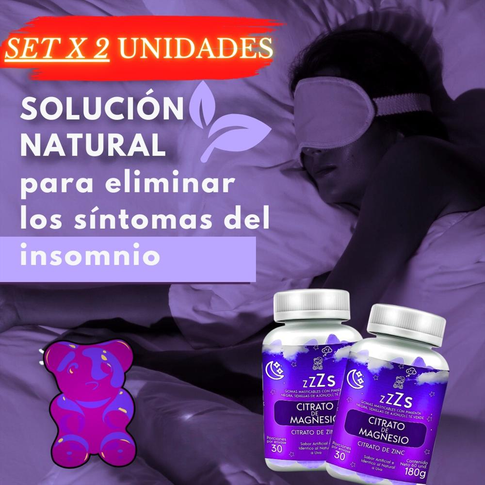 Set X 2 Gomitas Para Dormir Profundo img #3
