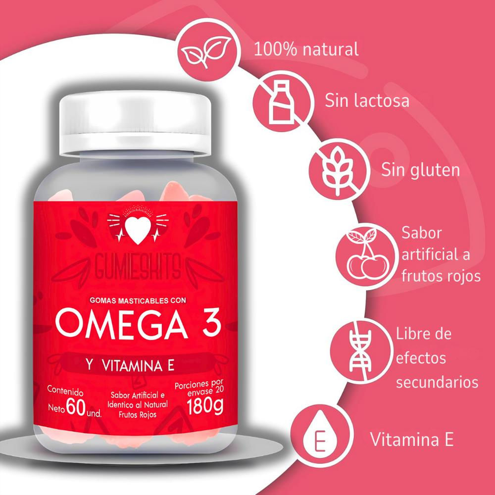 Omega 3 Vitaminas E Gomitas img #5