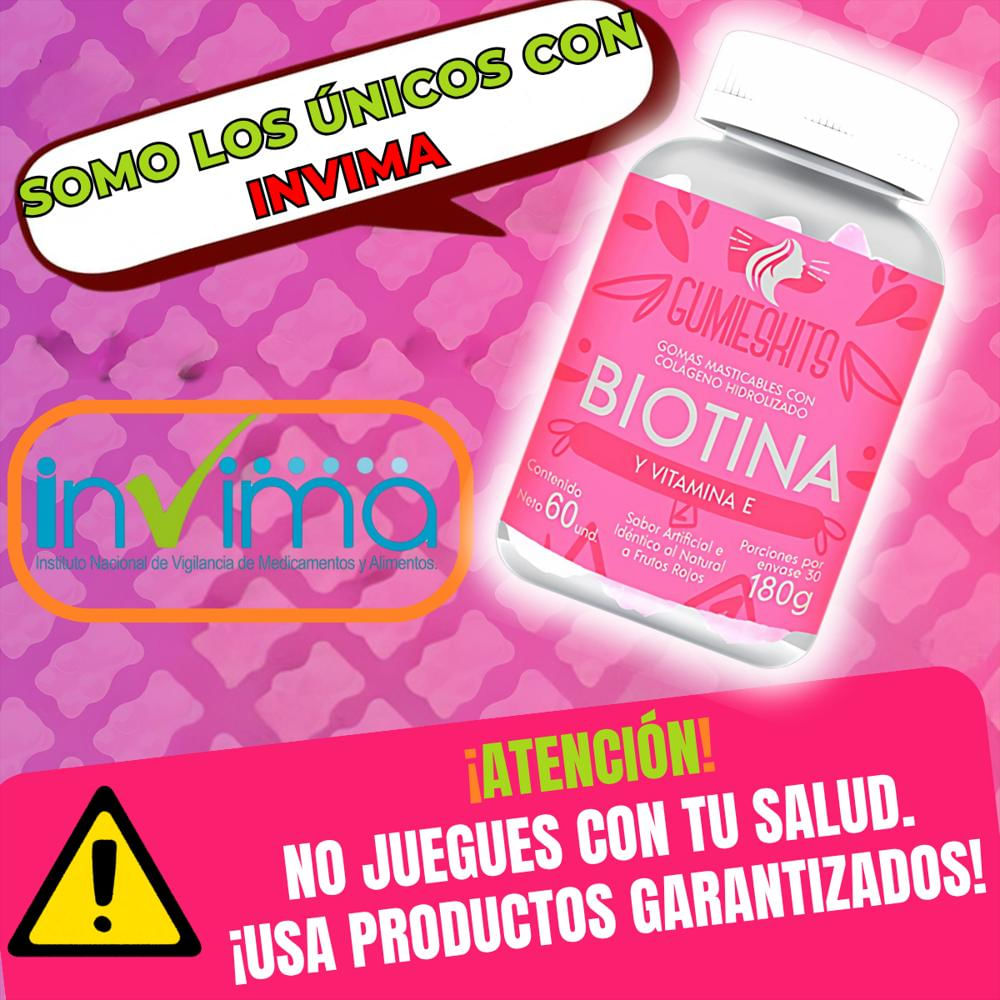 Gomas De Biotina Vitamina E img #2