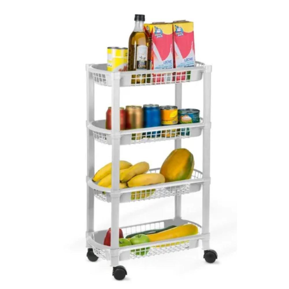 Canastilla Plastica Rectangular Multiusos 4 Niveles Marca Mq img #1