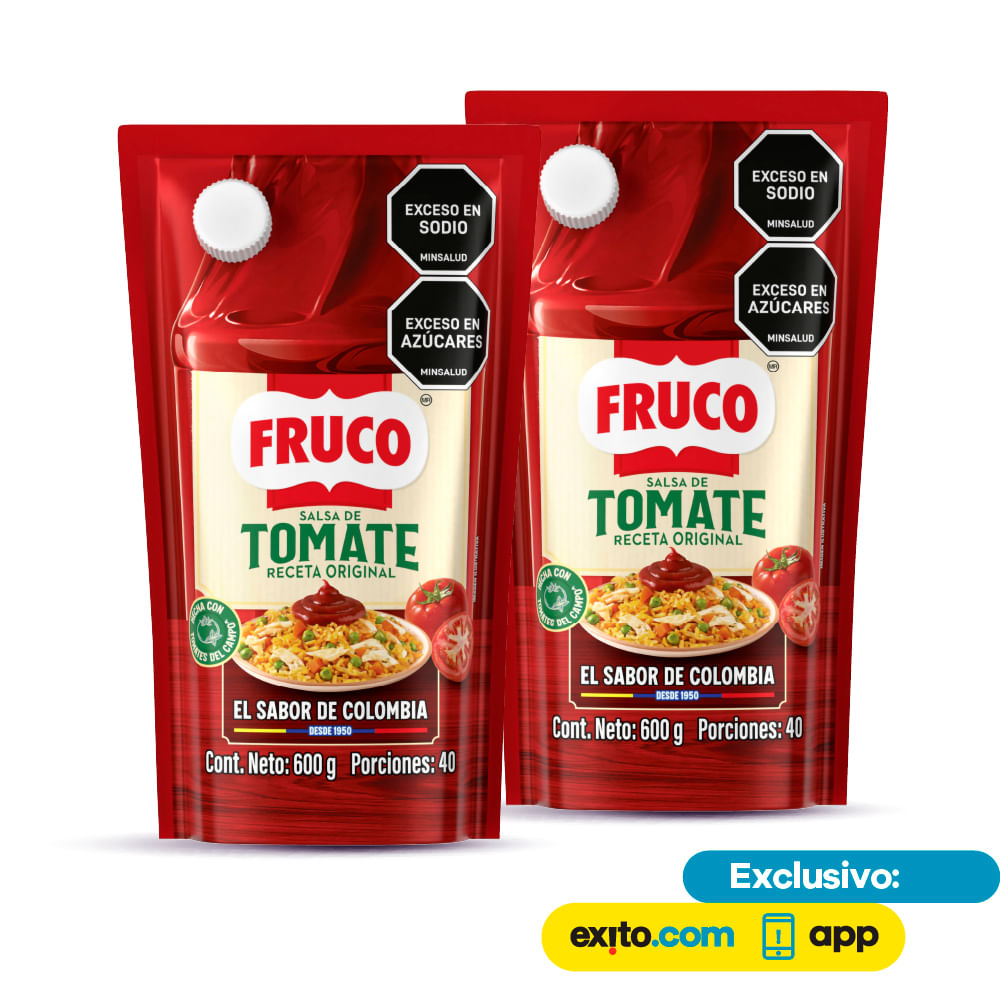 OFERTA Salsa de Tomate Fruco 600g x2 img #1