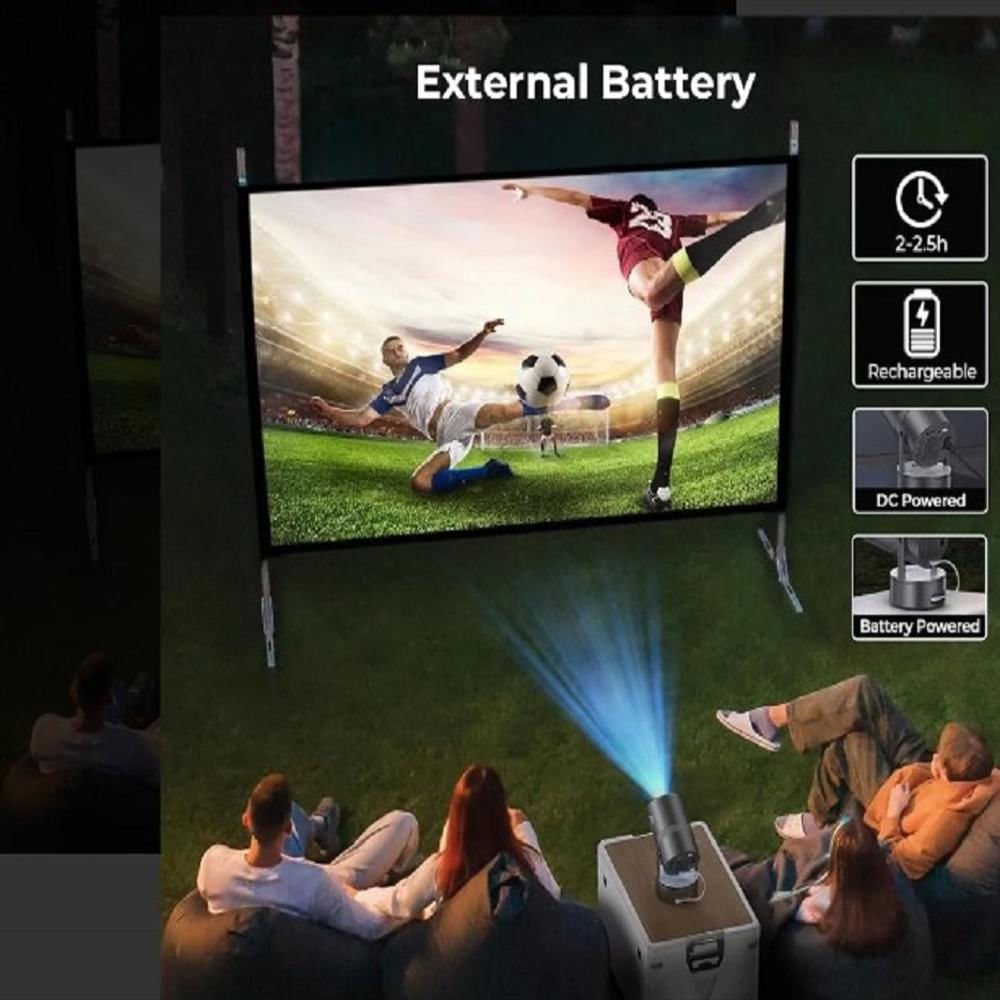 Proyector Inteligente Recargable 4K Wifi img #5