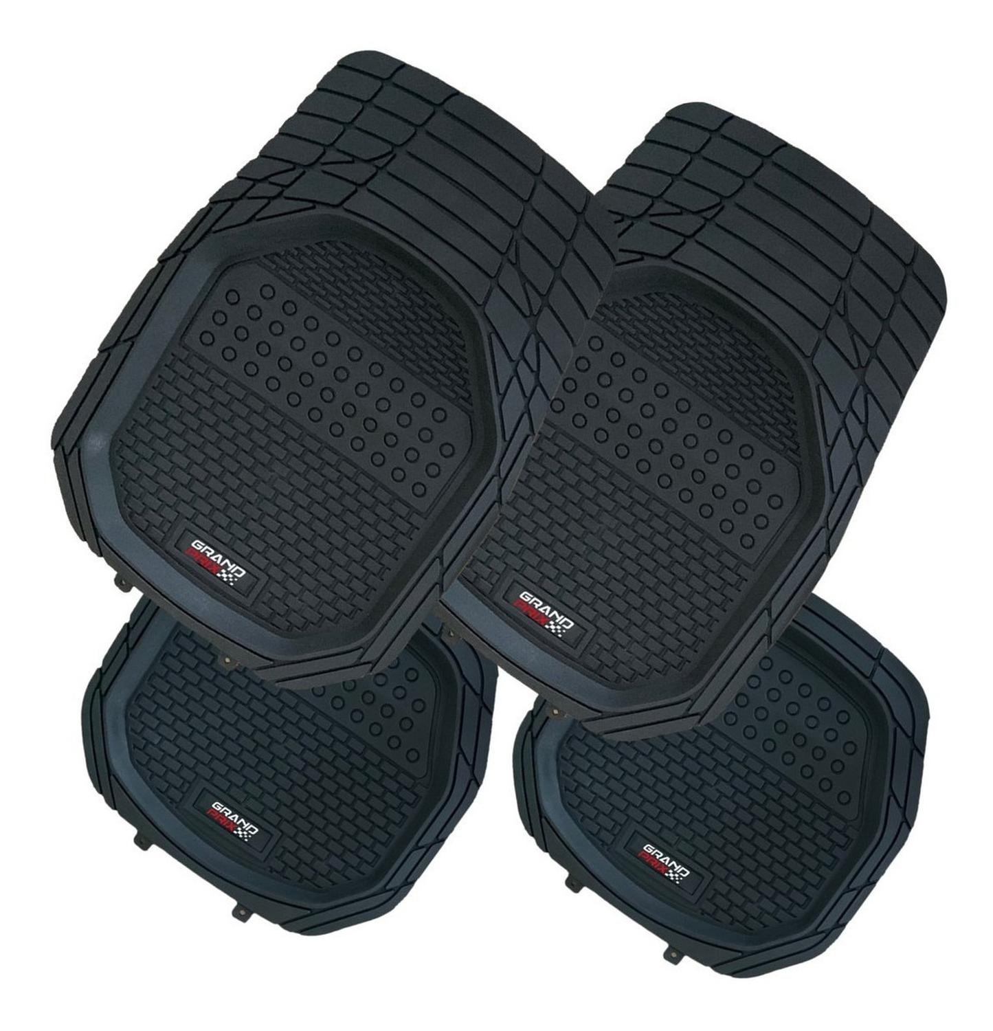 Tapete Carro Grand Prix Universal Ajustable Caucho Set De 4 img #1