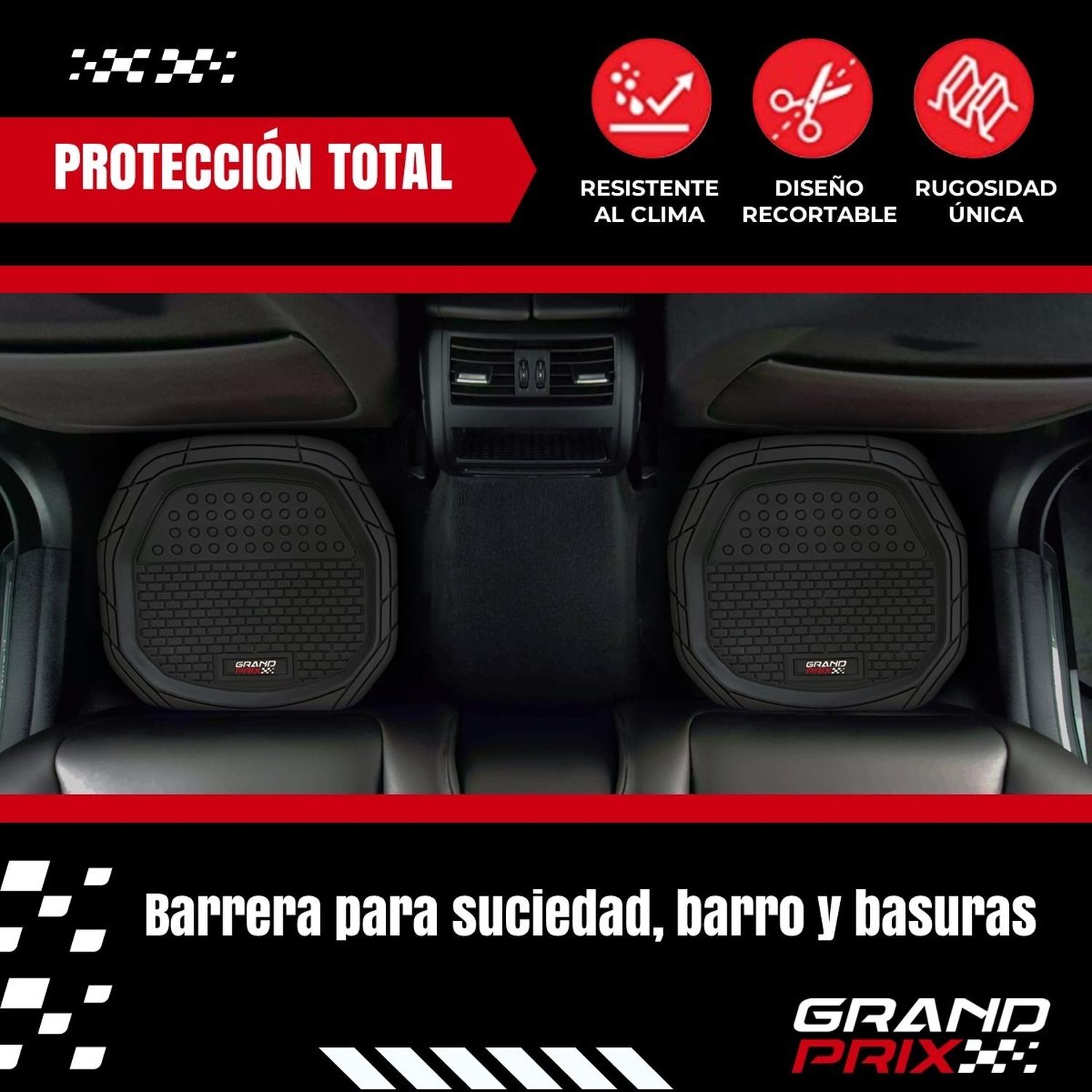 Tapete Carro Grand Prix Universal Ajustable Caucho Set De 4 img #3