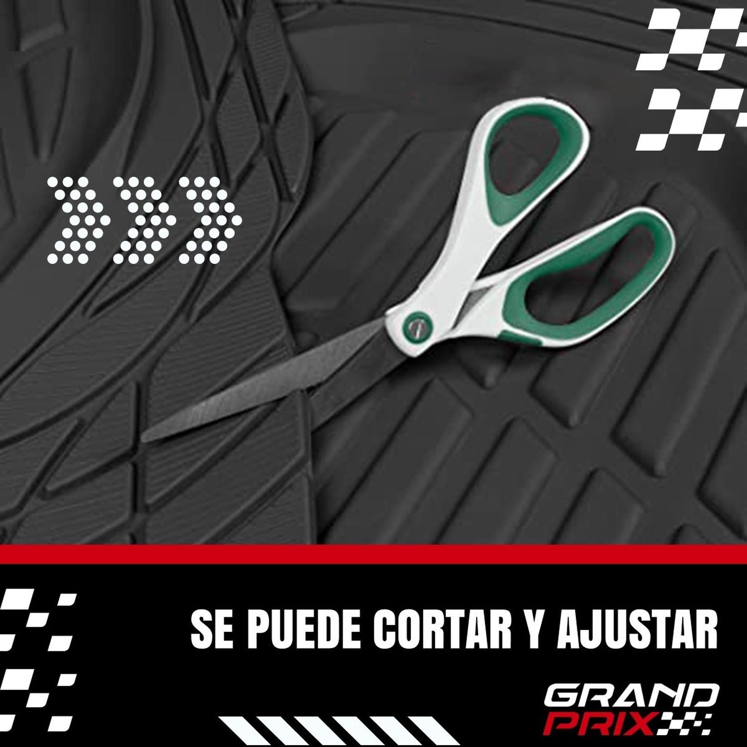 Tapete Carro Grand Prix Universal Ajustable Caucho Set De 4 img #4