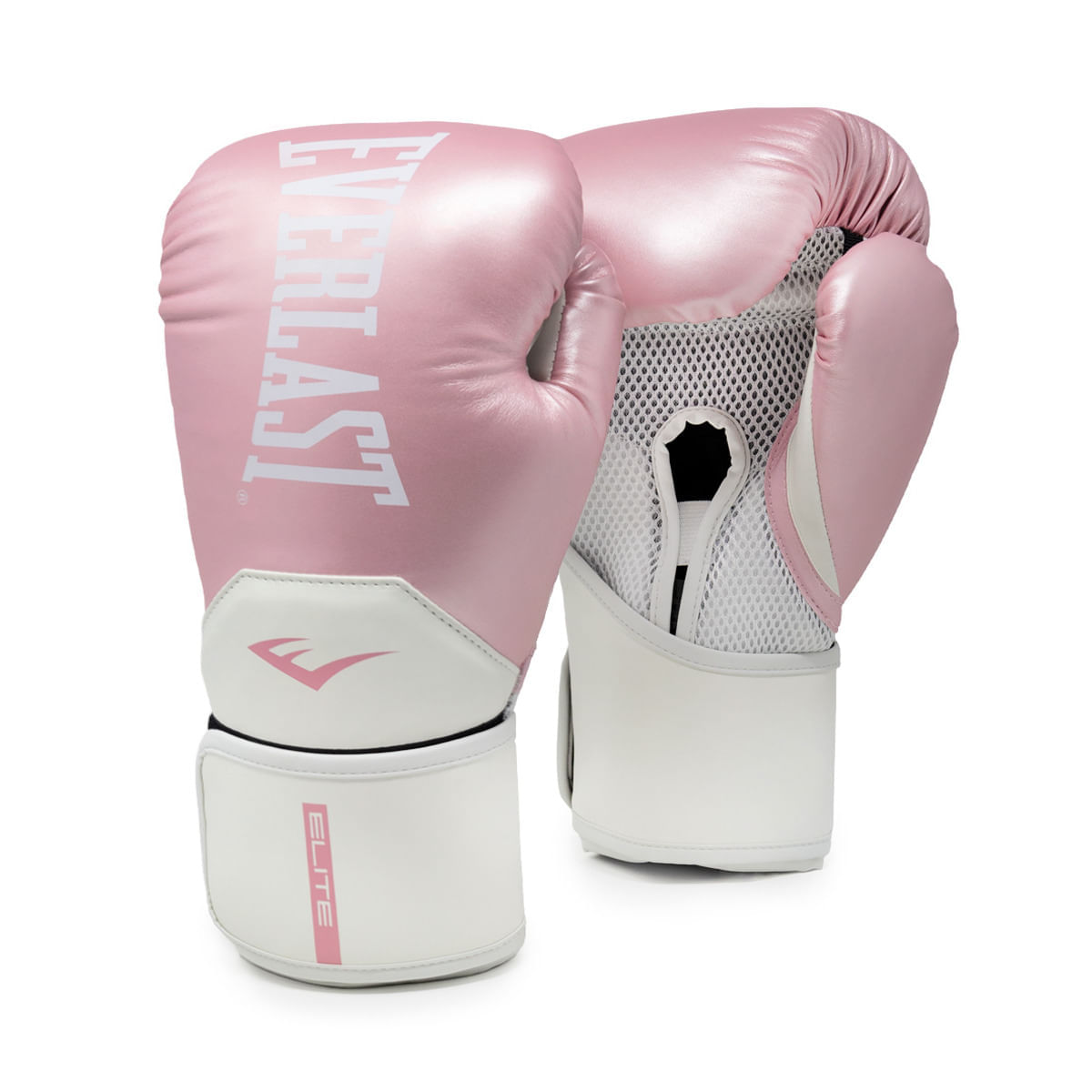 Guante De Boxeo Elite 2 Everlast 8oz Rosado Blanco img #1