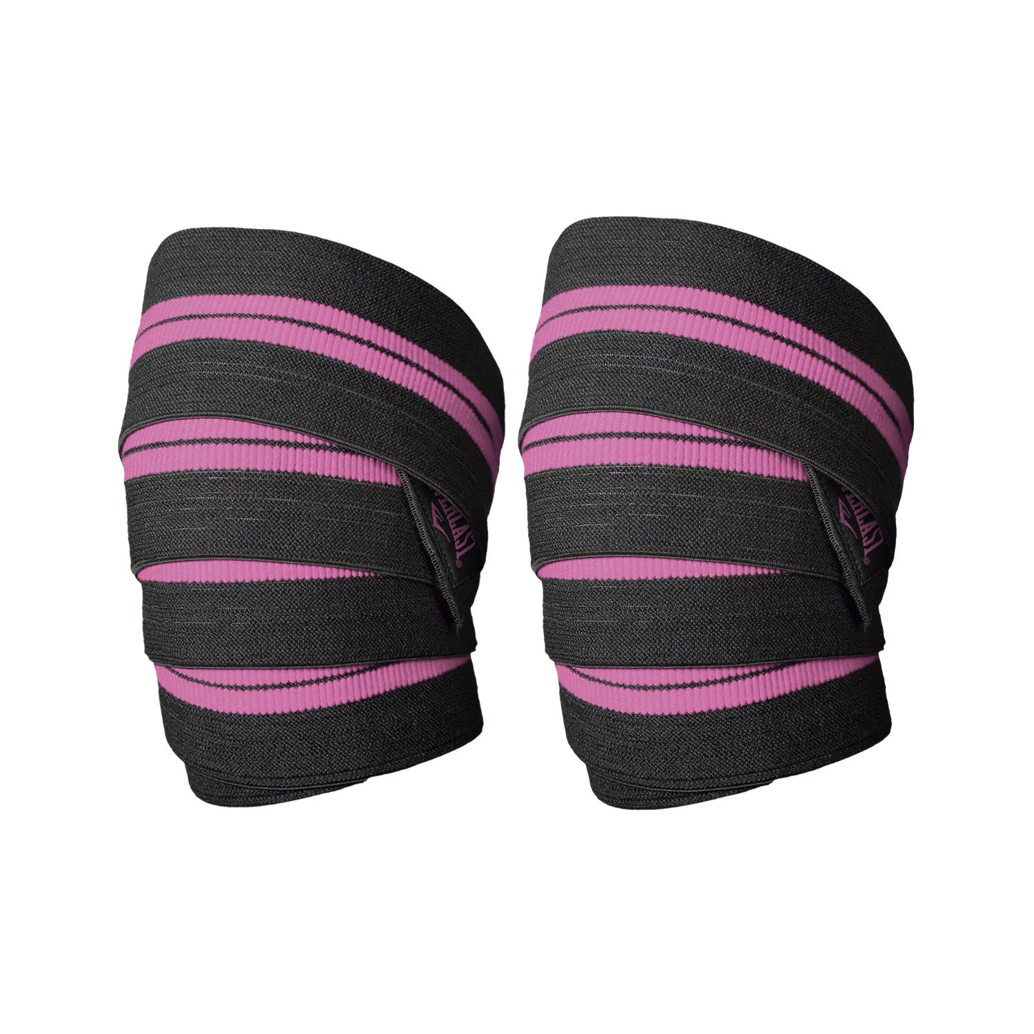 Rodillera Elastica Superior Everlast Negro Rosado img #1
