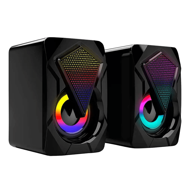 Speakers Solo Usb Tipo C Rgb Para Pc img #2