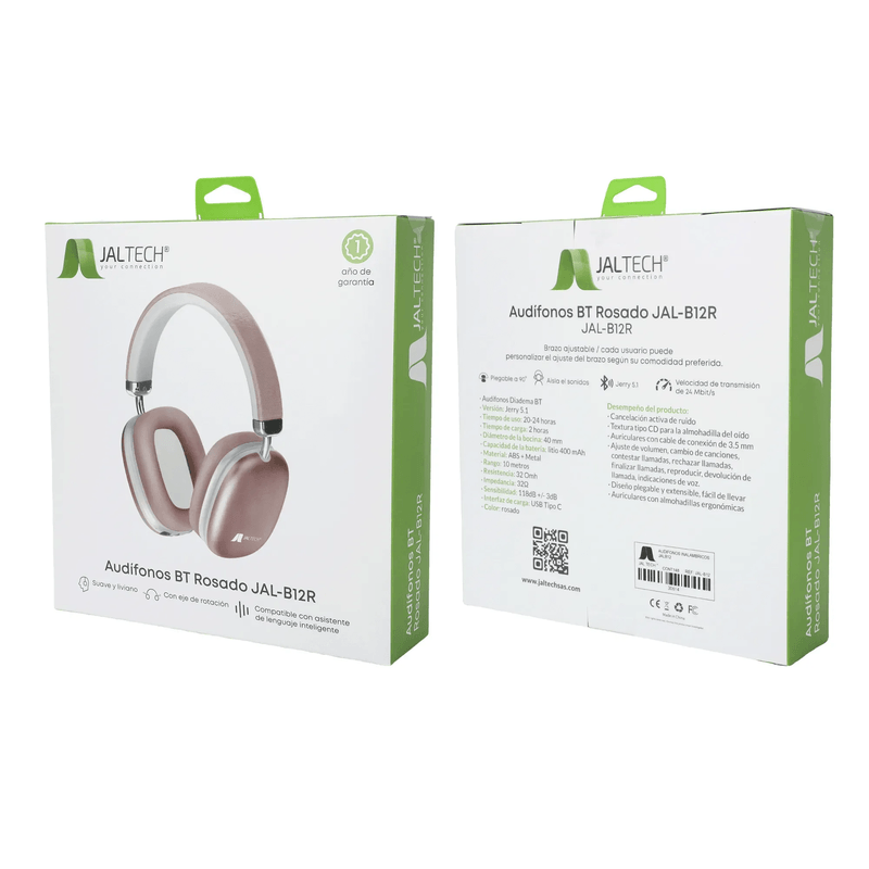 Audifonos Bt Negro Jal B12 Jal B12R Rosa 30614 img #2