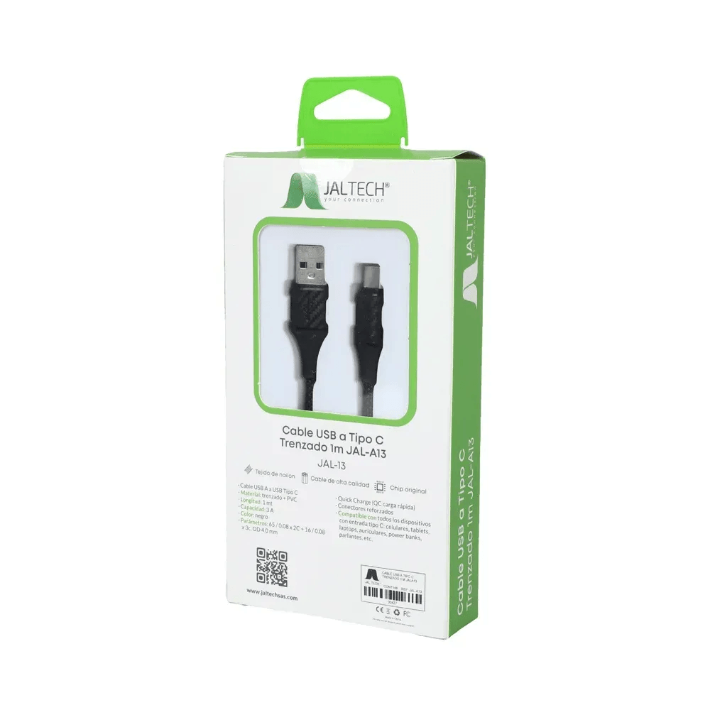 Cable Usb A Tipo C Trenzado Jal A13 Jaltech 2m img #2