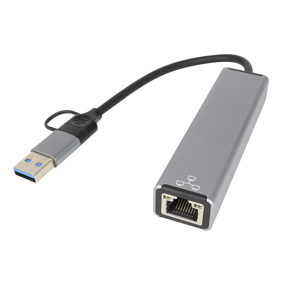 Hub Usb Tipo C Dual Rj45 Lh032 11228 img #1