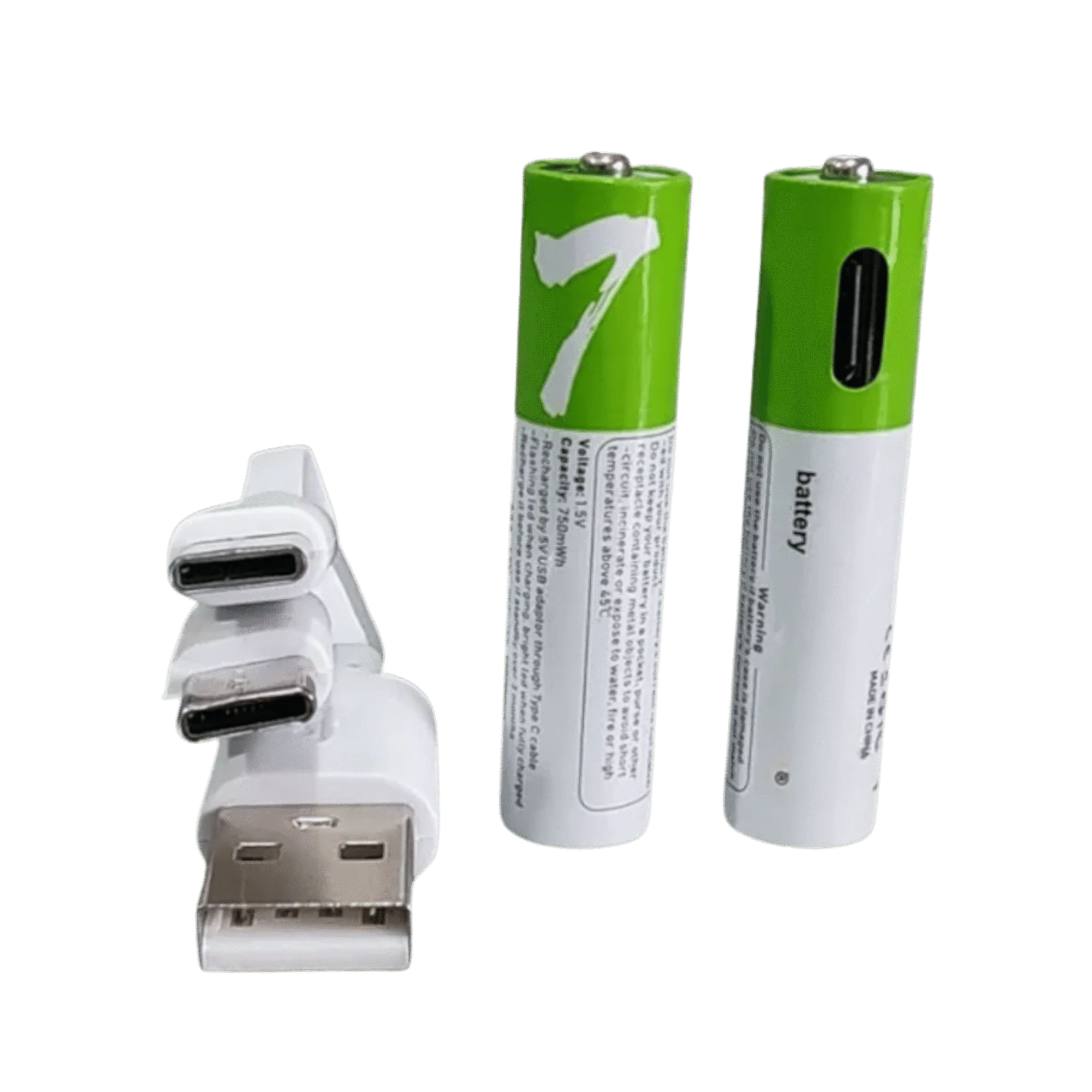Pilas Recargables Type C 2aa 60004 img #2