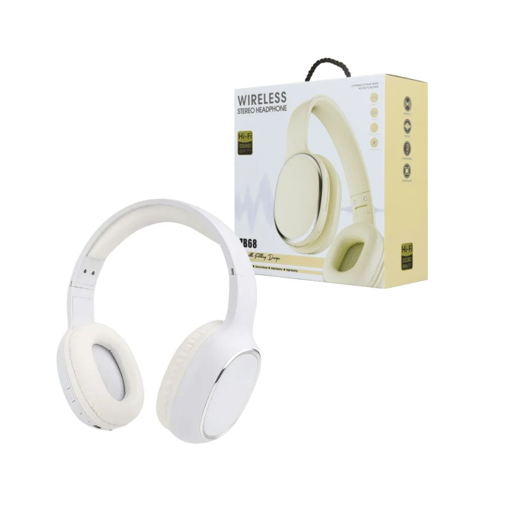 Audifonos Diadema Bt – Zb68 Blanco 30796 img #1