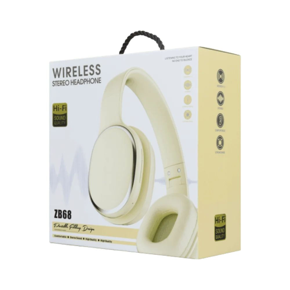 Audifonos Diadema Bt – Zb68 Blanco 30796 img #3