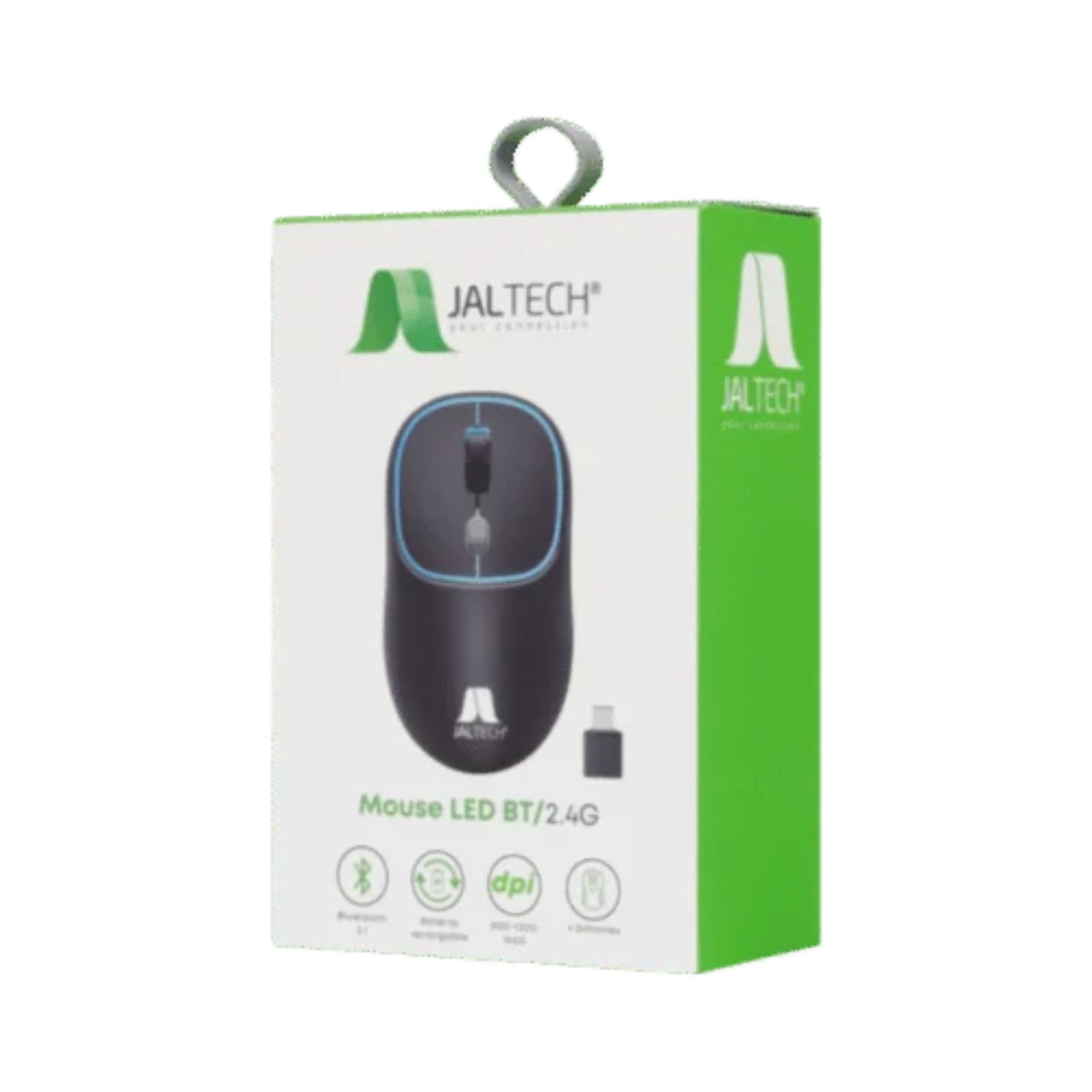 Mouse Inalambrico Jaltech Led Bt/2.4 G618 Blanco 11776 img #5