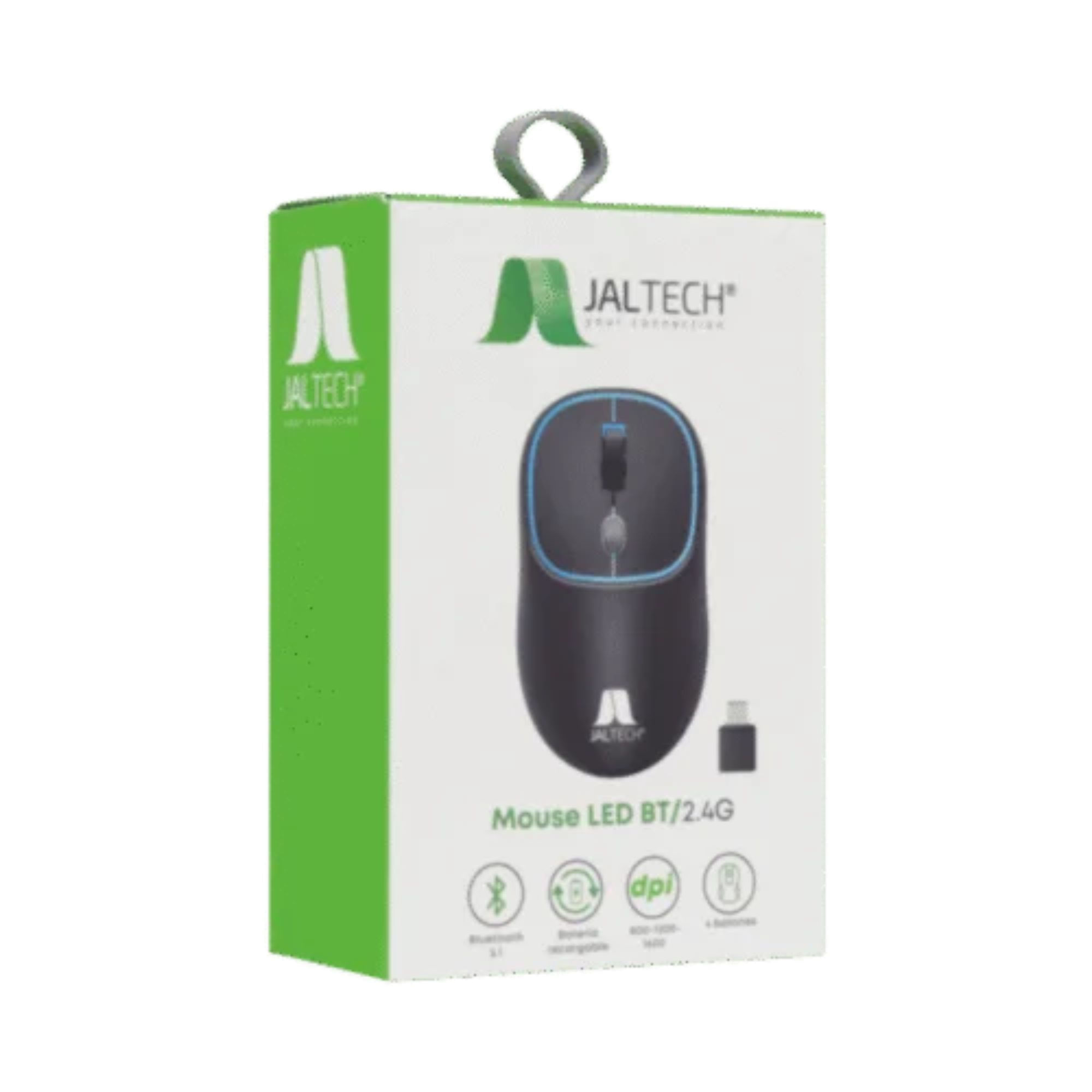 Mouse Inalambrico Jaltech Led Bt/2.4 G618 Blanco 11776 img #4