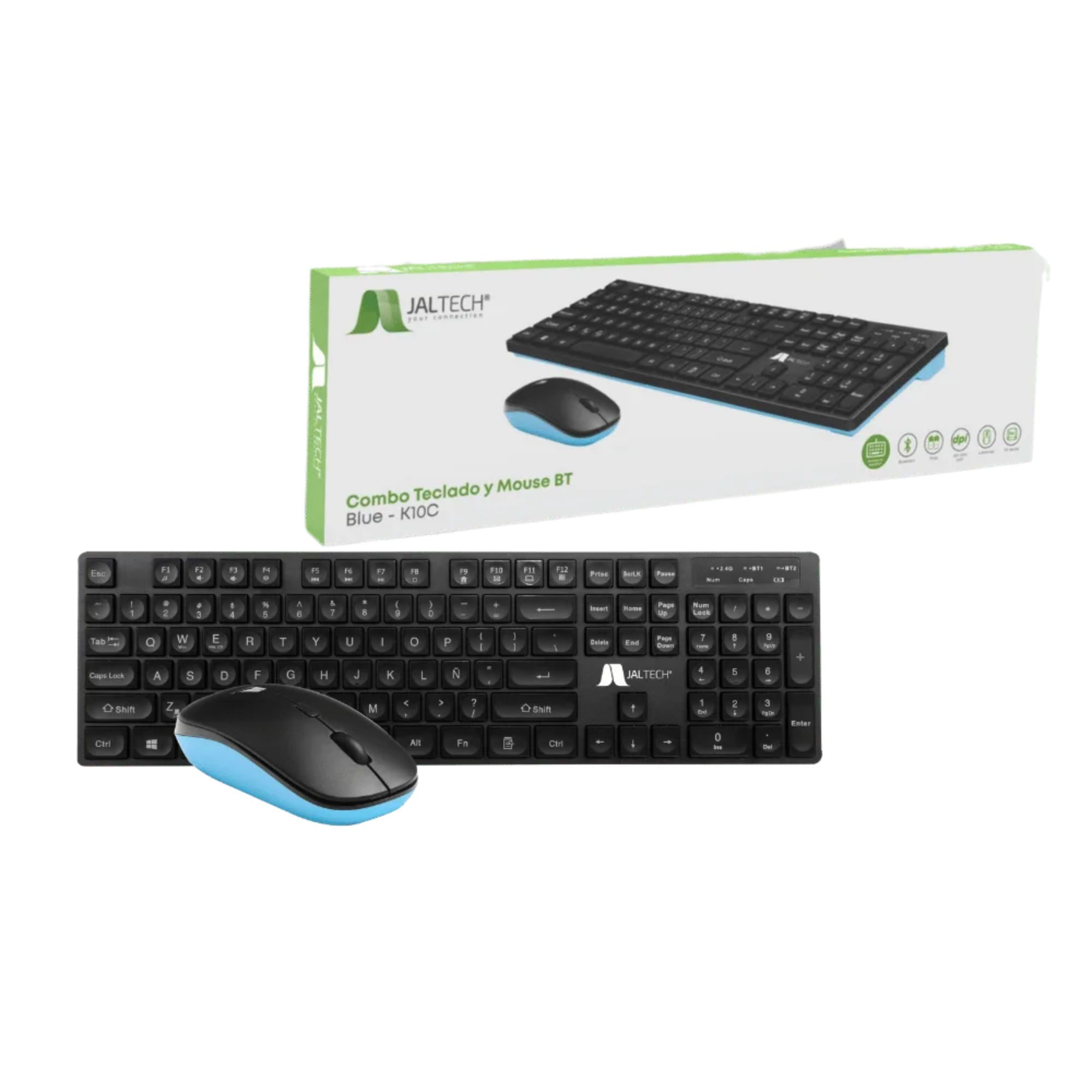 Combo Teclado Mouse 2.4g Blue – K10c 11769 img #1