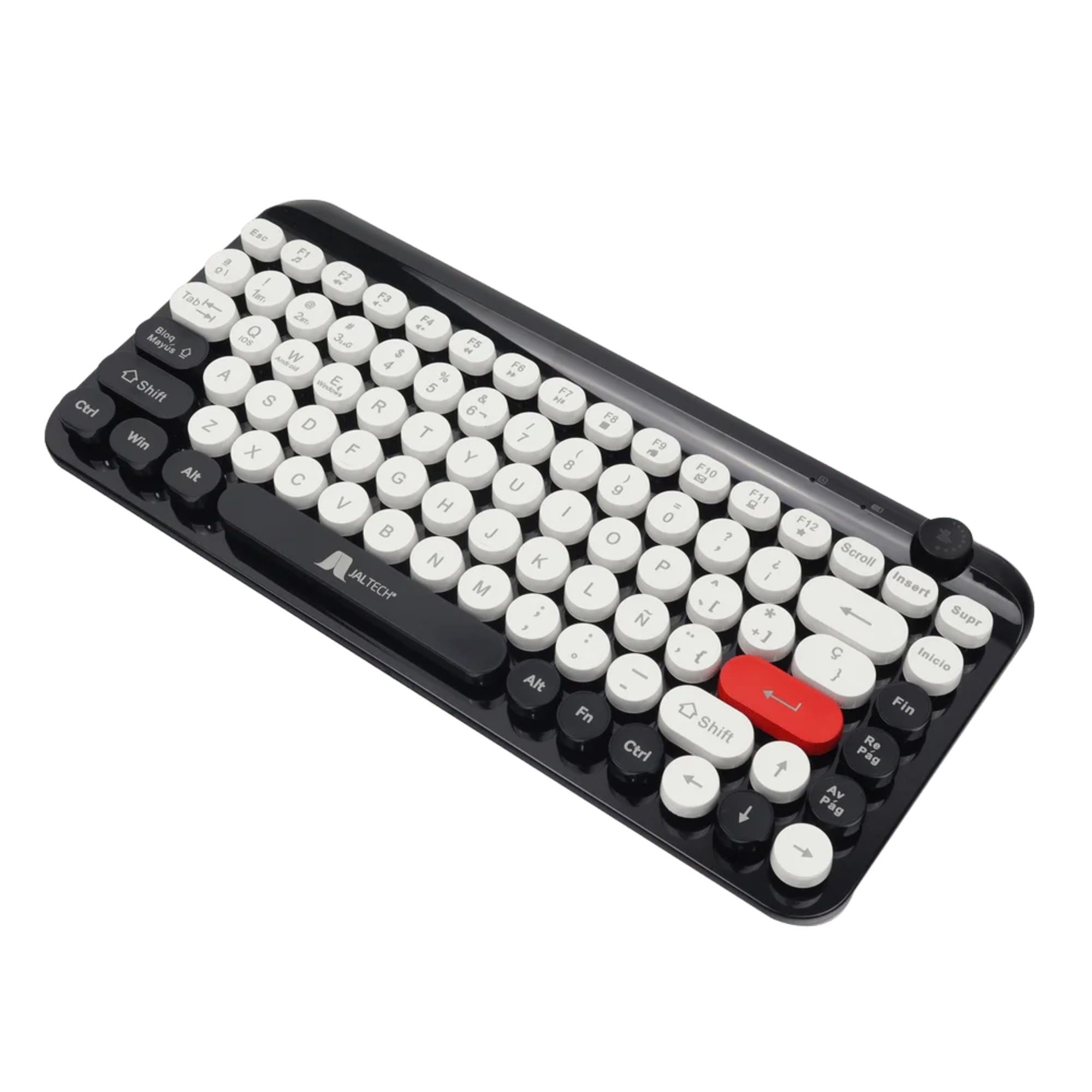 Teclado Inalámbrico 2.4g + Bt – C500 Negro 11731 img #4