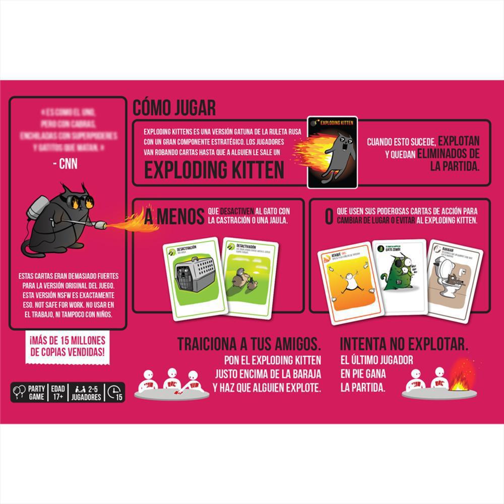 Exploding Kittens Nueva Edicion Nsfw Juego De Mesa img #2