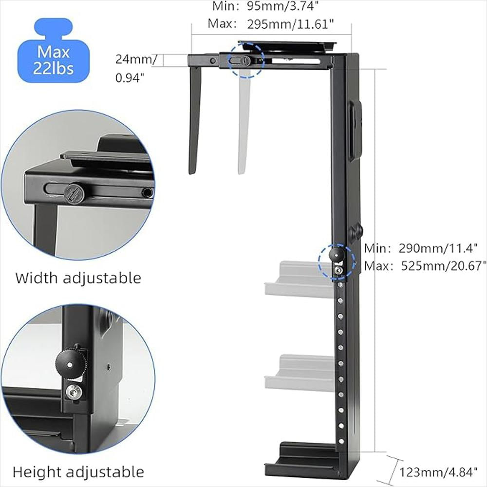 Soporte De Cpu Ajustable 360 img #2